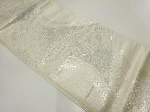 更紗模様織出し袋帯